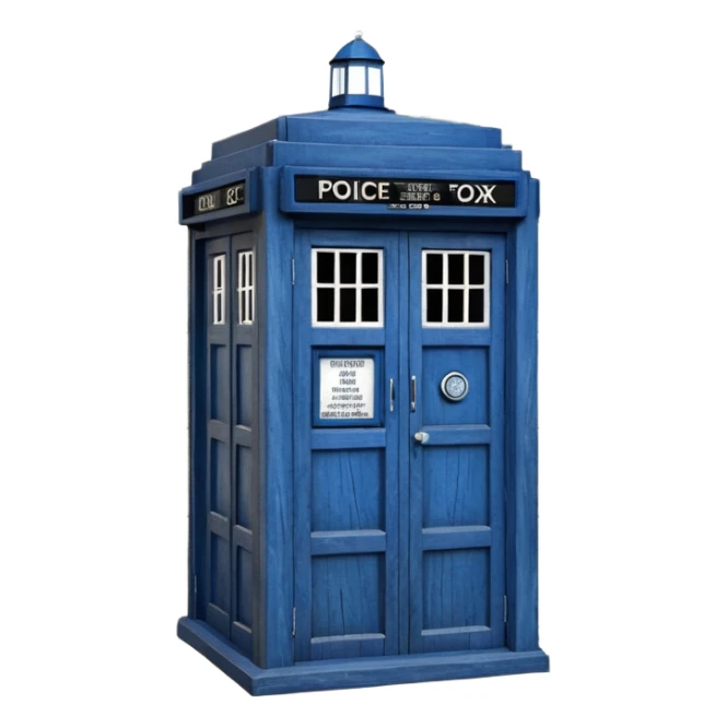 TARDIS from the doctor who tv show sticker