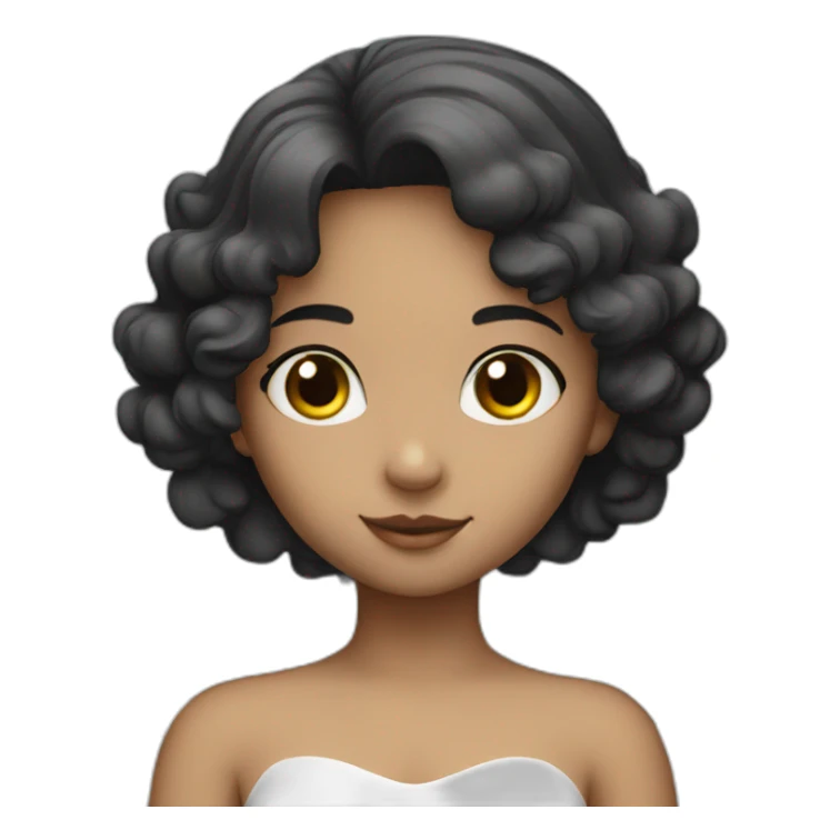 angel girl black wings sticker