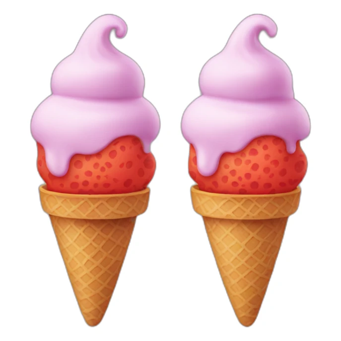 lava ice cream sticker