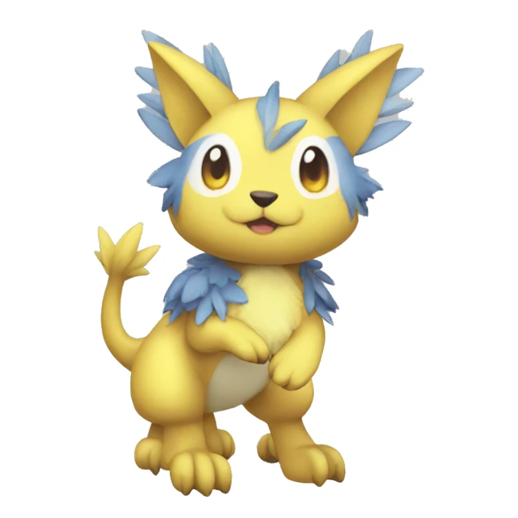 cute cool Digimon-Fakemon-animal full body sticker