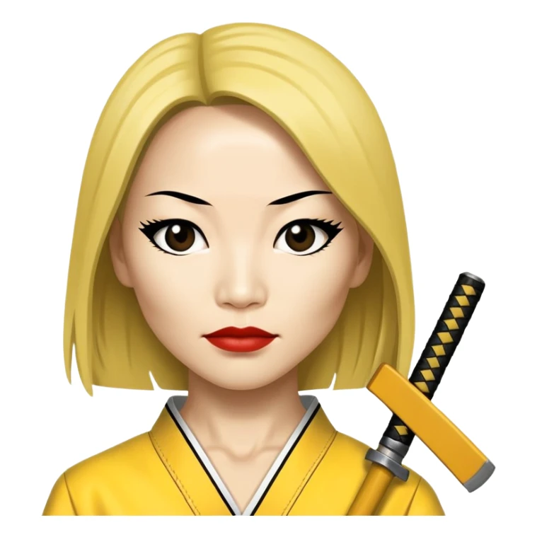 o ren ishii played by lucy liu in kill bill sticker