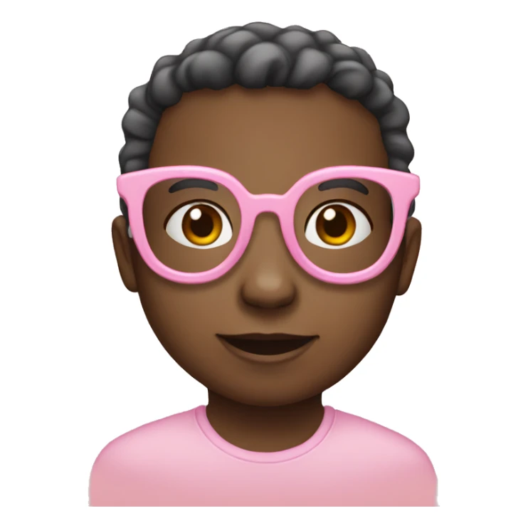 Babypink glasses sticker