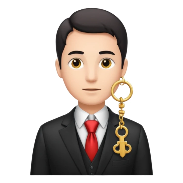 Official with Clusters of Keys Around Their Necks sticker