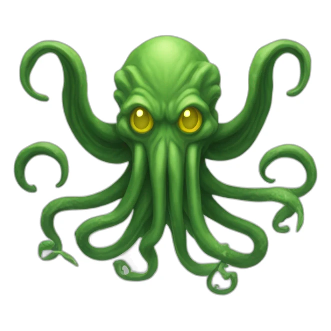 Cthulhu, the evil god of the Cthulhu Mythos sticker