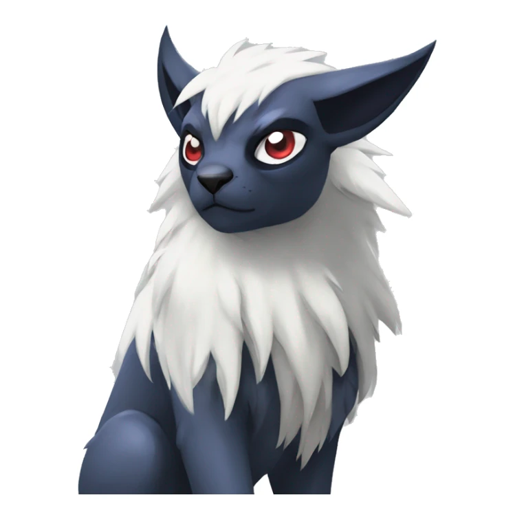 Cool Edgy Absol-Nargacuga-Zorua-Quilava, full body sticker