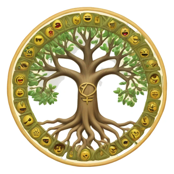 Kabbalah Tree of Life sticker