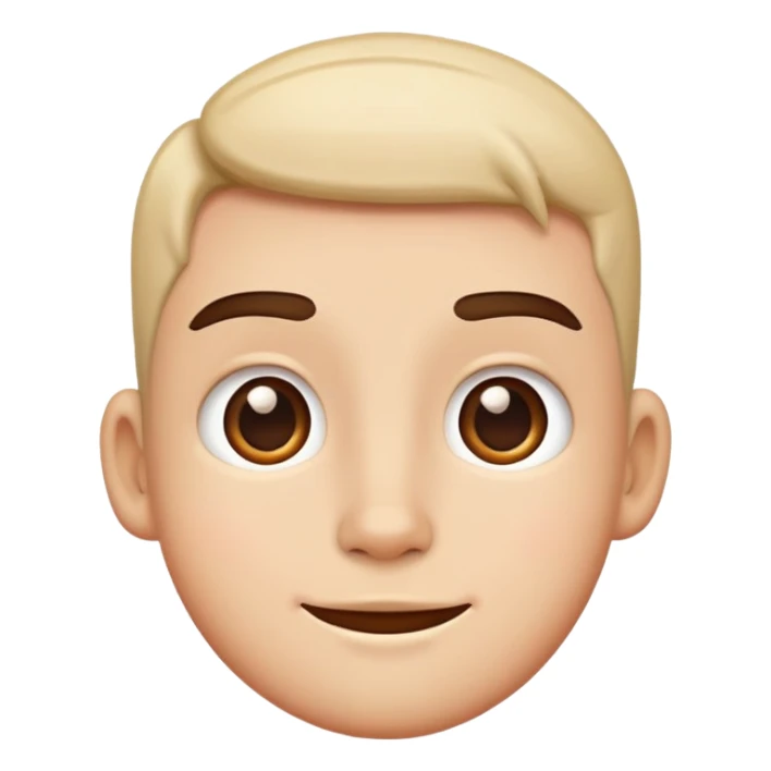 Number 1 as a cute character, personified number sticker