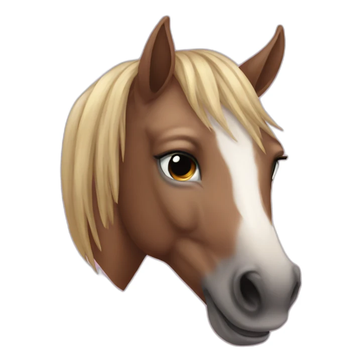 horse heart sticker