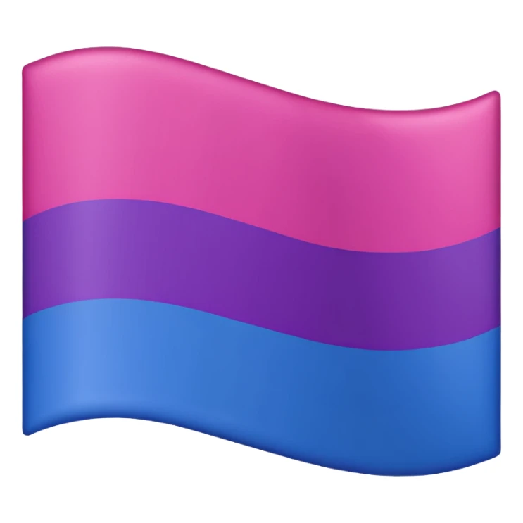 bisexual flag sticker