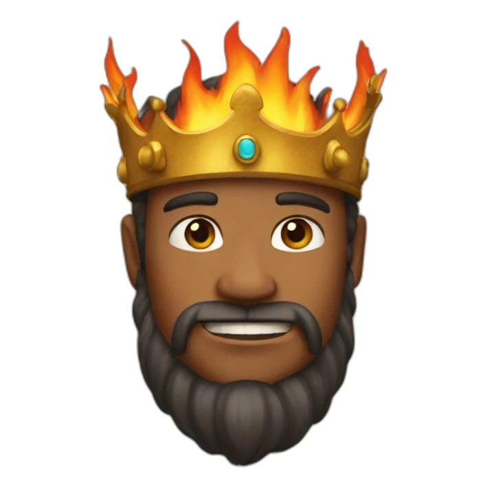 King of the fire sticker