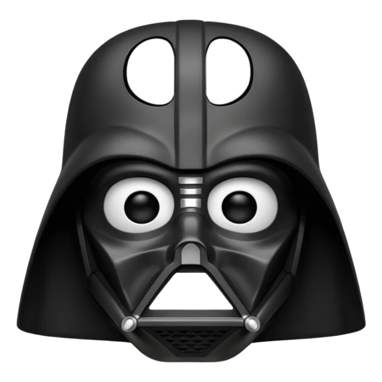 Dark vador sans yeux sur le masque sticker