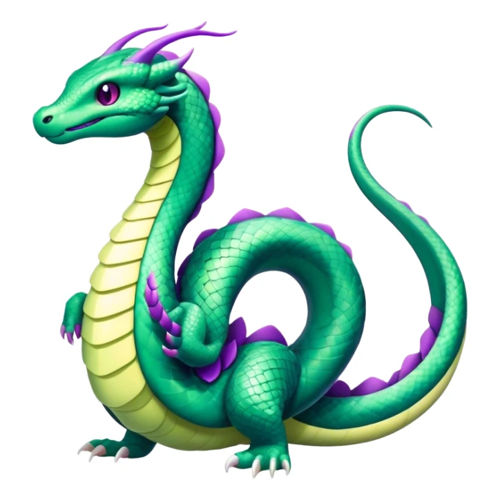 Seviper-Dragonair-hybrid, full body, 4 legs sticker