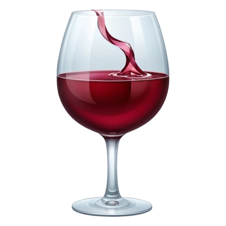 a glass of wine sticker