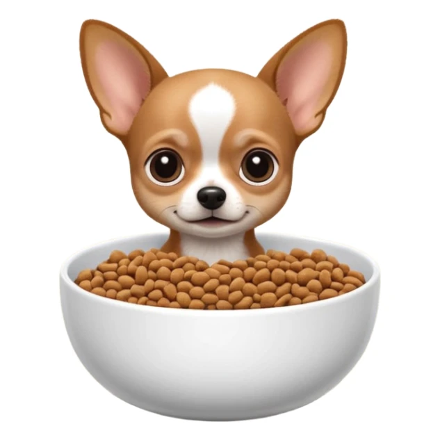 Chihuahua dog food room sticker