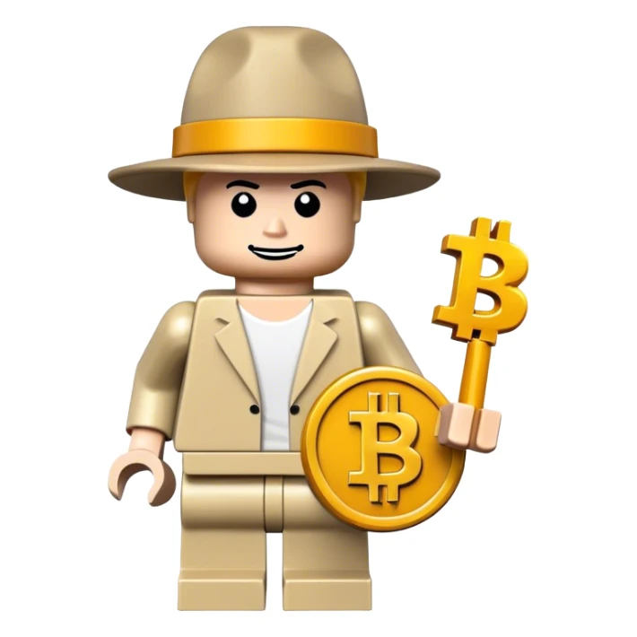lego homme hackeur bitcoin sticker