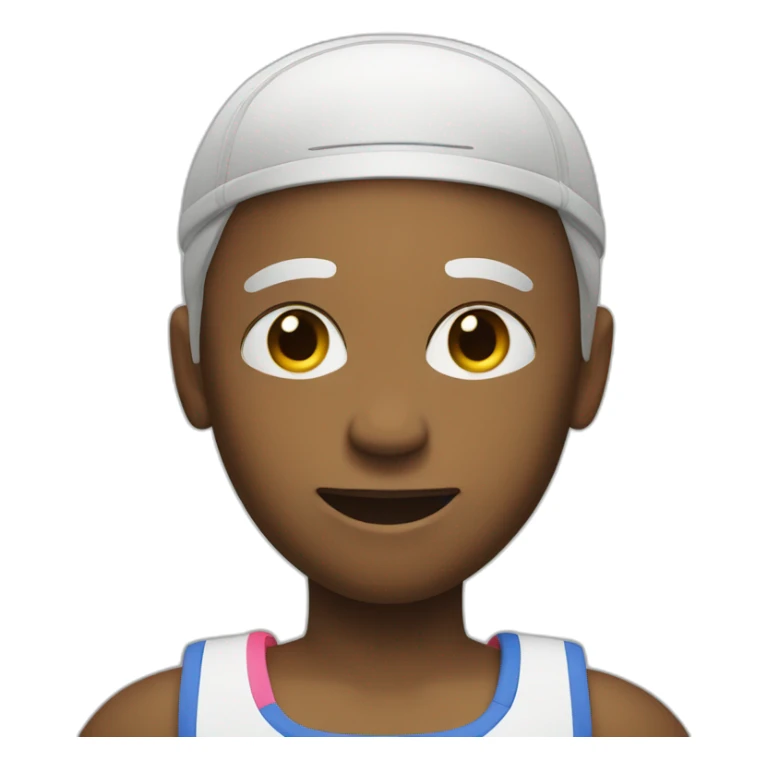 Serving in lawn tennis sticker