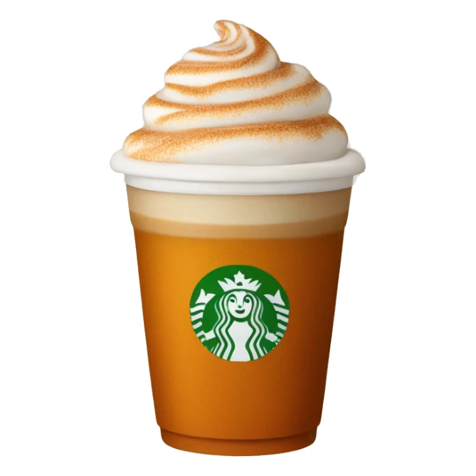 pumpkin spice latte sticker