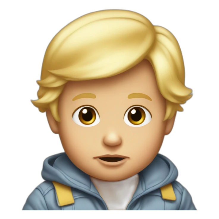 baby Donald trump sticker