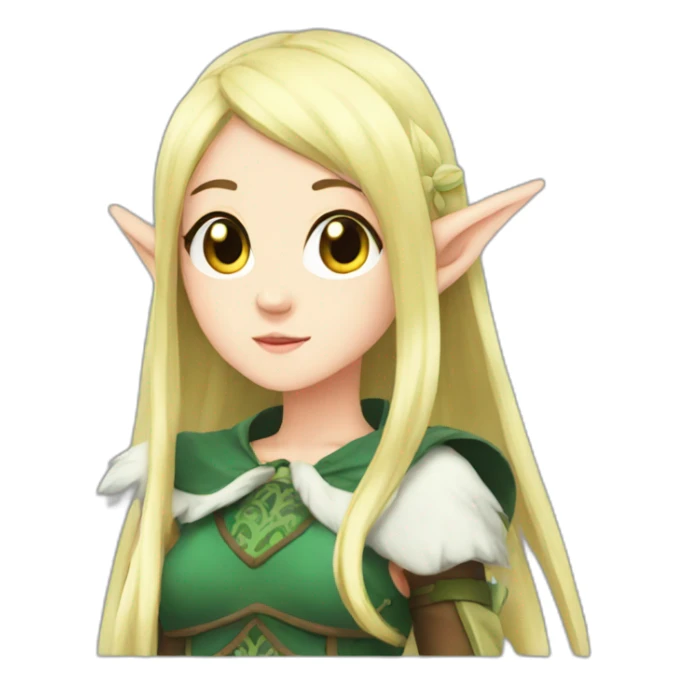 anime-girl-elf sticker