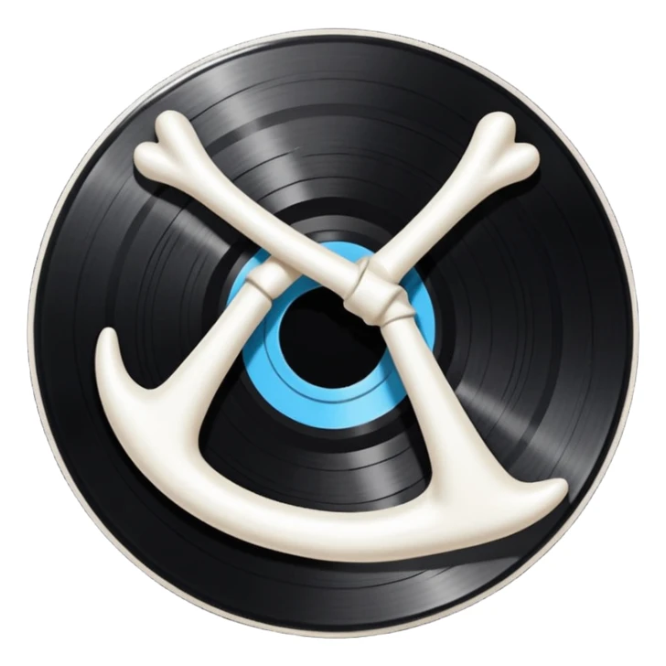 A vynil of Conan Gray's wishbone sticker