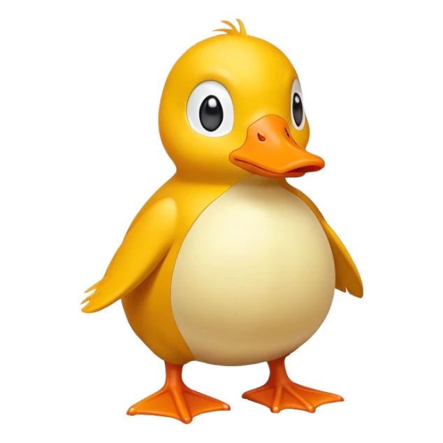 Psyduck classic yellow duck Pokémon confused expression sticker