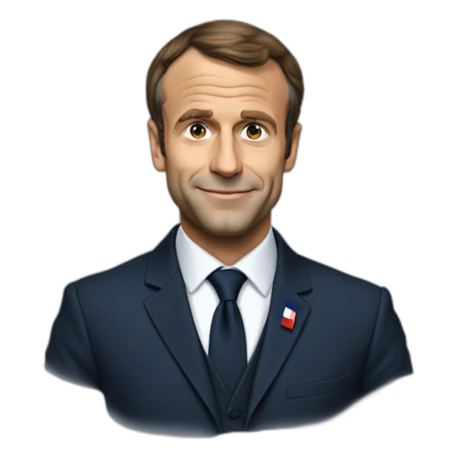Emanuel Macron France président sticker