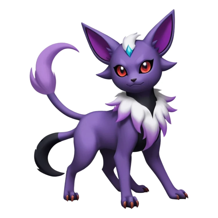 Litten-Absol-Noibat-Espeon-Hybrid (Full body) sticker