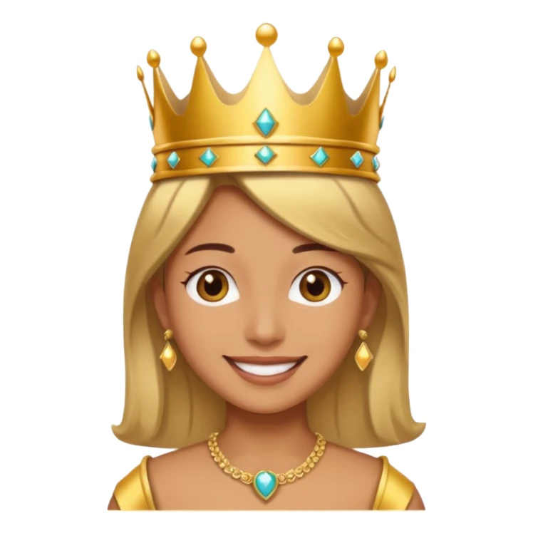 Una persona enamorado y con una corana sticker