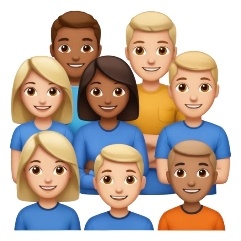 Software Engineering team (multi sex and ethnicity) sticker