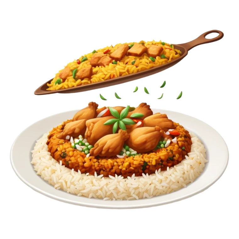 I want one biriyani plate fly in the sky sticker