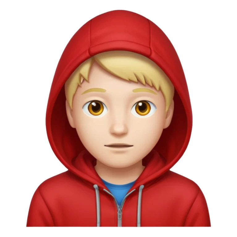 Red hoodie sticker