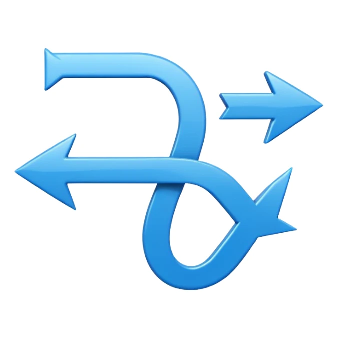 Dual language translation symbol icon. On the left, the Latin letter 'A'. On the right, the Arabic letter 'ع'. A stylish arrow or cycle sign connecting them. Blue and white color palette, 3D render style, glossy finish, isolated on white. sticker