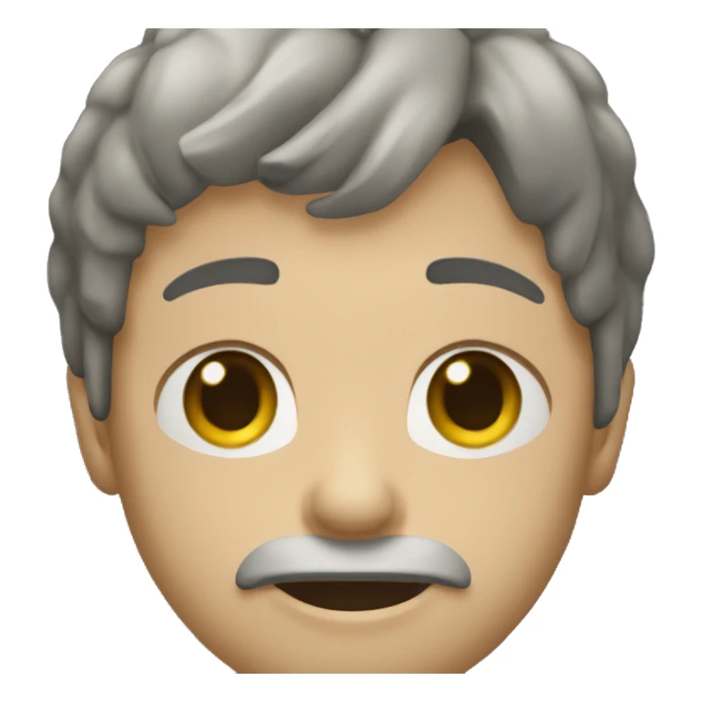 Quelqu'un triste qui crie en louchant sticker