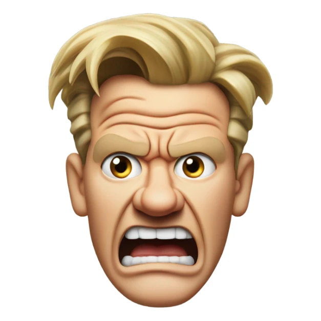 Yes chef using a picture of Gordon Ramsey looking extremely mad sticker