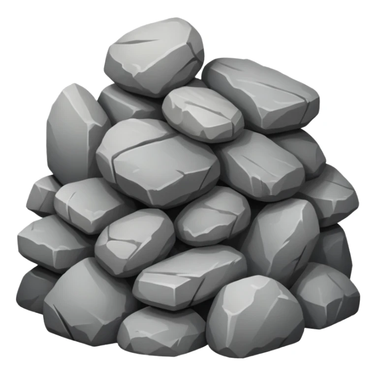 generate realistic detailed stone sticker