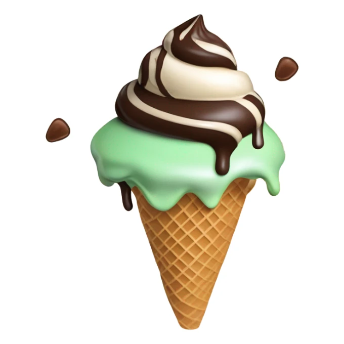 Ice cream sticker