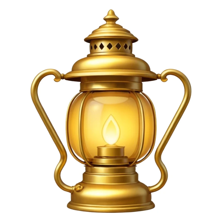 golden lantern sticker