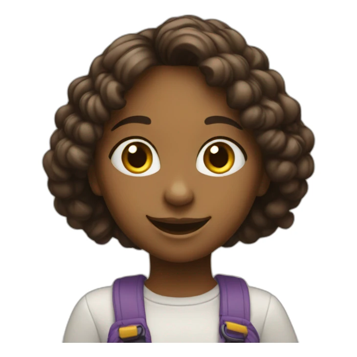 Joyful and playful girl, passionate about programming and art. sticker