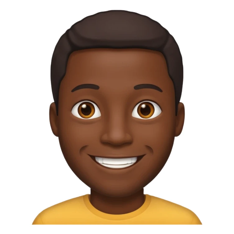 Ear of a black man sticker