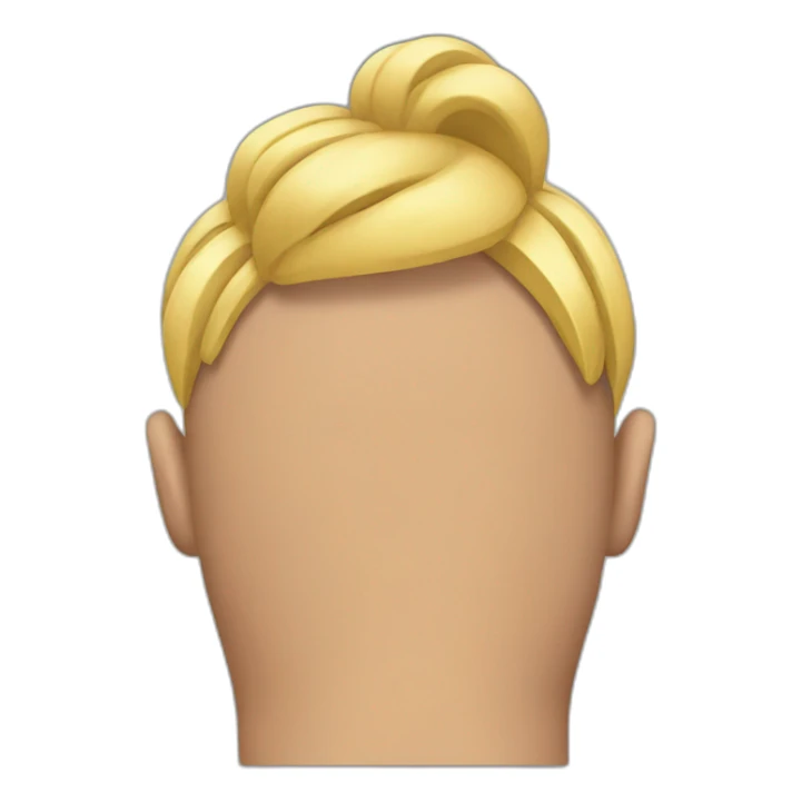 Fit back emoji sticker