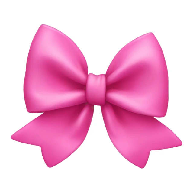 pink bow sticker