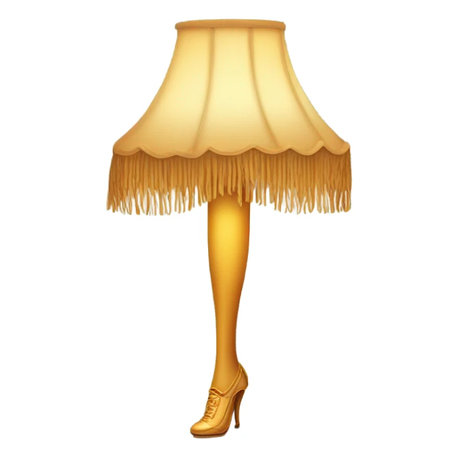 A Christmas story leg lamp sticker