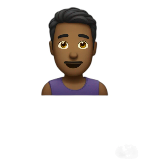 man watching movies in room sticker