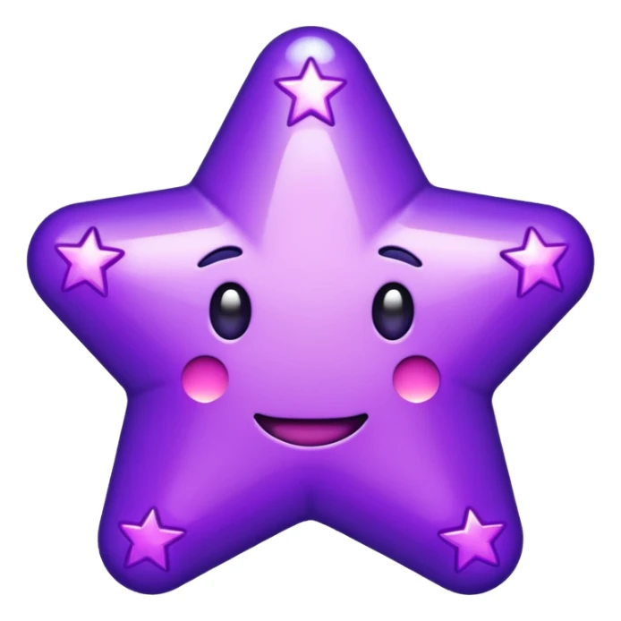 The word "banger" surrounded by purple stars sticker