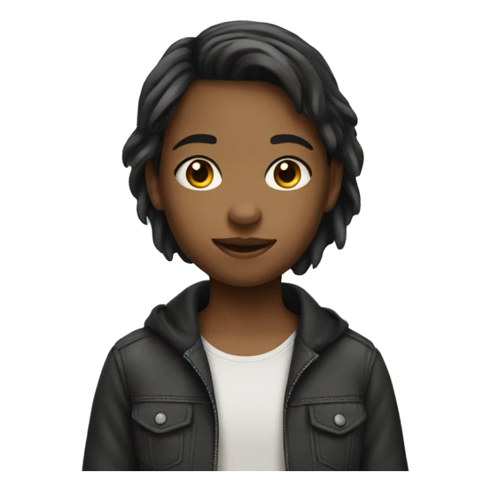 Girl that looks like a cute boy sticker