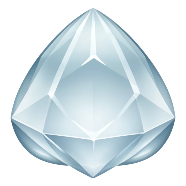 emoji of white quarz sticker