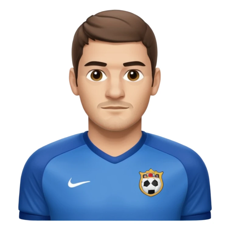 Casillas football player sticker