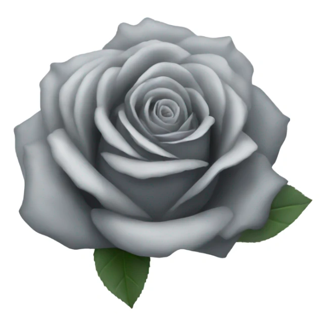 gray rose sticker