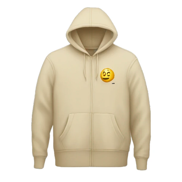 beige nike hoodie no person sticker