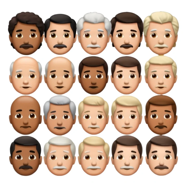 Generate in realistic style Franklin, Edison, Ford in the first row, Einstein, Jobs and Musk in the second behind them. png on transparent background sticker